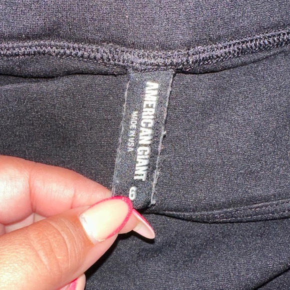 AMERICAN GIANT PONTE KICK FLARE PANT HIGH RISE SZ 6 #S3 - Picture 5 of 6